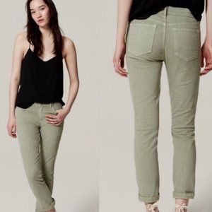 LOFT Women's Skinny Jeans in Light Olive